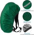 PATIKIL Waterproof Backpack Rain Cover, Non-Slip Backpack Cover with Vertical Reflective Strap Stay Dry for Hiking, Camping, Hunting