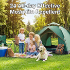 BuggyBands 12 Pack Mosquito Repellent Bracelets for Adults & Kids, Individually Wrapped, DEET Free, Natural and Waterproof Band