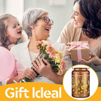 Solar Lanterns Outdoor Waterproof Hummingbird Garden Decor Gifts for Women Mom Grandma Hanging Solar Lights Metal Solar Decoration Outside for Yard, Patio, Backyard, Porch