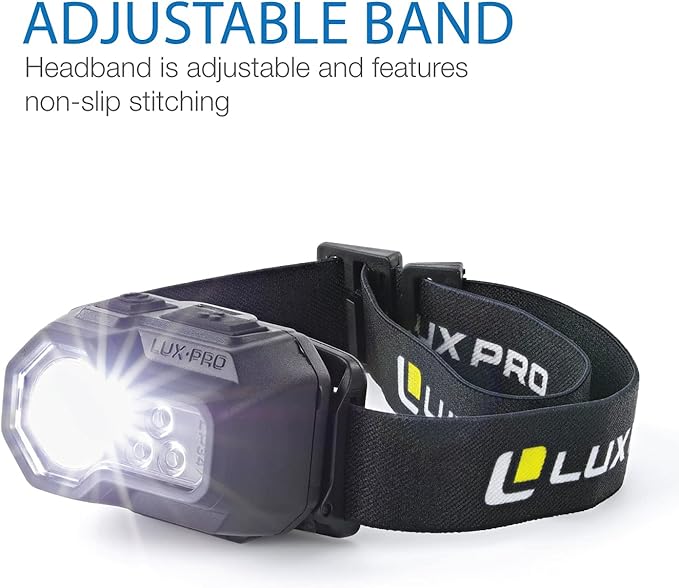 Lux Pro Bright 400 Lumen Camping LED Headlamp - LP347
