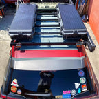 Lensunsolar 55W 12V ETFE Black Flexible Solar Panel, PERC Mono Solar Cells, Ultrathin Ultra Lightweight for Campers, RVs, Boats,Camping, Tent