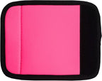 Neoprene Luggage Handle Wraps for Traveling Bright Color Luggage Tags|Handle Wraps|Handle Covers (Pink 01)