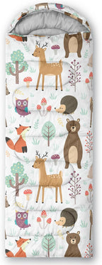 Axolotl Unicorn Sleeping Bag for Kids Boys Girls–Lightweight Warm Cold Weather Sleeping Bags,Waterproof Portable Sleeping Bag with Compression Sack for Camping Backpacking Outdoor Indoor