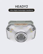 Claymore HEADY2 Tan Rechargeable Wearable Light – 350 Lumens Headlamp 3 Light Modes USB-C Rechargeable IP54 Water-Resistant Up to 40 Hrs Runtime for Camping, Running, Outdoor
