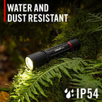 COAST XP11R Rechargeable Dual Power LED Flashlight, 3000 Lumens, Black