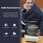 puredown® Soft Feather Down Throw Blanket Lightweight Packable Couch Throw for Indoor and Outdoor Use, 50"X70", Navy