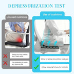 Airplane Seat Cushion for Long Flights, Inflatable & Portable Travel Cushion for Tailbone Pain Relief, Pressure Relief Car Seat Cushion for Office Chair and Wheelchair Use