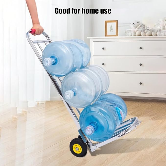 Heavy Duty Folding Hand Truck Luggage Cart & Sack Truck Versatile Shopping Trolley for Household & Camping Portable Transportation Equipment (Size: 58 90x28x26cm)
