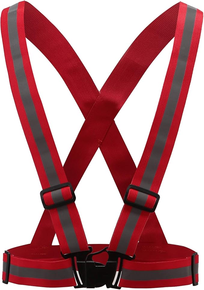 AYKRM 9 color High Visibility Reflective Vest Running Gear High Vis Adjustable Safety Vest