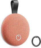 Air Tracker Tags, Bluetooth Tracker Works with Apple Find My (iOS Only), Smart Tag with Keychain, Item Finder for Luggage/Key/Suitcase/Pets/Wallet, Replaceable Battery (Orange, 1 Pack)