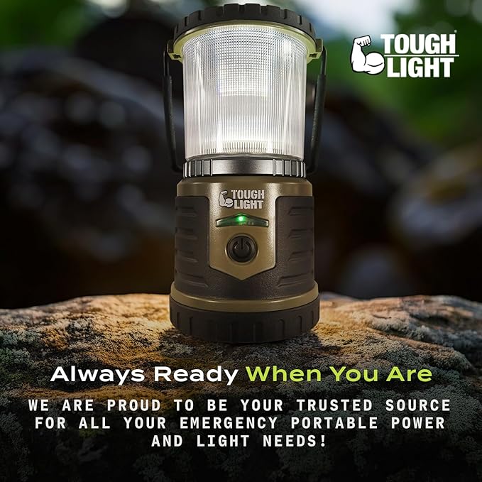 USB Rechargeable Camping Lantern, 400 Lumens LED Lantern, Hanging Tent Lamp, 6000mAh Power Bank, 200 Hour, 6 Modes, for Outdoors & Emergency