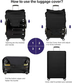 Travel Suitcase Protector elastic sleeve Cover 19"-20" Anti-Scratch Luggage Cover Size S