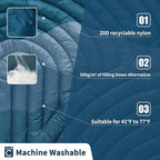 Camping Blanket,Lightweight Puffy Printed Camping Blanket Packable Outdoor Blanket for Camping,Traveling, Stadium, Hiking, Picnics