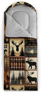 AILONEN Outer Space Astronaut Camping Sleeping Bags,Lightweight & Waterproof,3 Season Warm & Cool Weather,Cartoon Sleeping Bags for Kids,Boys Girls Travelling,Outdoors