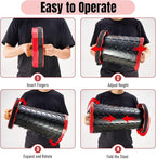 Foldable Stool, Camping Stools for Adults Thickened Portable Collapsible Retractable Stool for Fishing, Camp Chair for Hiking, BBQ, Parties, Outdoor Activities (Red)