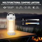 Wurkkos CL01 Camping Lantern Rechargeable, 550LM Waterproof Tent Light with Magnet Base, Up to 300H Runtime,Portable Lantern Flashlight with RGB light,Emergency Camp Light for Hurricane,Hiking,Camping