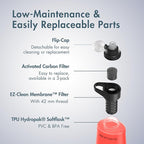 Katadyn BeFree 1.0L Ultralight Collapsible Water Filter Bottle for Hiking, Camping, Backpacking