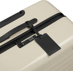 Away Large Checked Luggage, 29 Inch Hardside Suitcase with Spinner Wheels, Lightweight & Durable, TSA Lock, Salt White