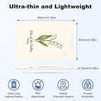 Wallet Tracker Card (iOS Only), Rechargeable Bluetooth Smart Tracking for Apple Find My Compatible Anti Tracker for Men Women Slim Item Locator for Purse Passport Key Luggage Tag (1Pcs/May FLR)