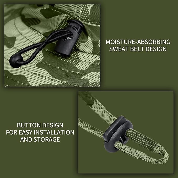 Sun Blocker Hats Outdoor Sun Protection Fishing Cap with Neck Flap Large Brim Outdoor Hat