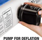 SoundAsleep Products Camping Series Air Mattress Includes Eco-Friendly PVC - Included Rechargeable Air Pump - Queen Size