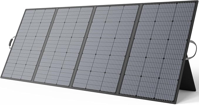 400W Portable Solar Panel, IP67 Waterproof Foldable Solar Charger, High 23.5% Efficiency for Outdoor Camping, Portable Power Station, RV