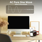 MARBERO 237Wh Solar Generator with Solar Panel Included Portable Power Station 300W Pure Sine Wave with Foldable Solar Panel 60W Set for Camping Outdoor Hiking Fishing Emergency