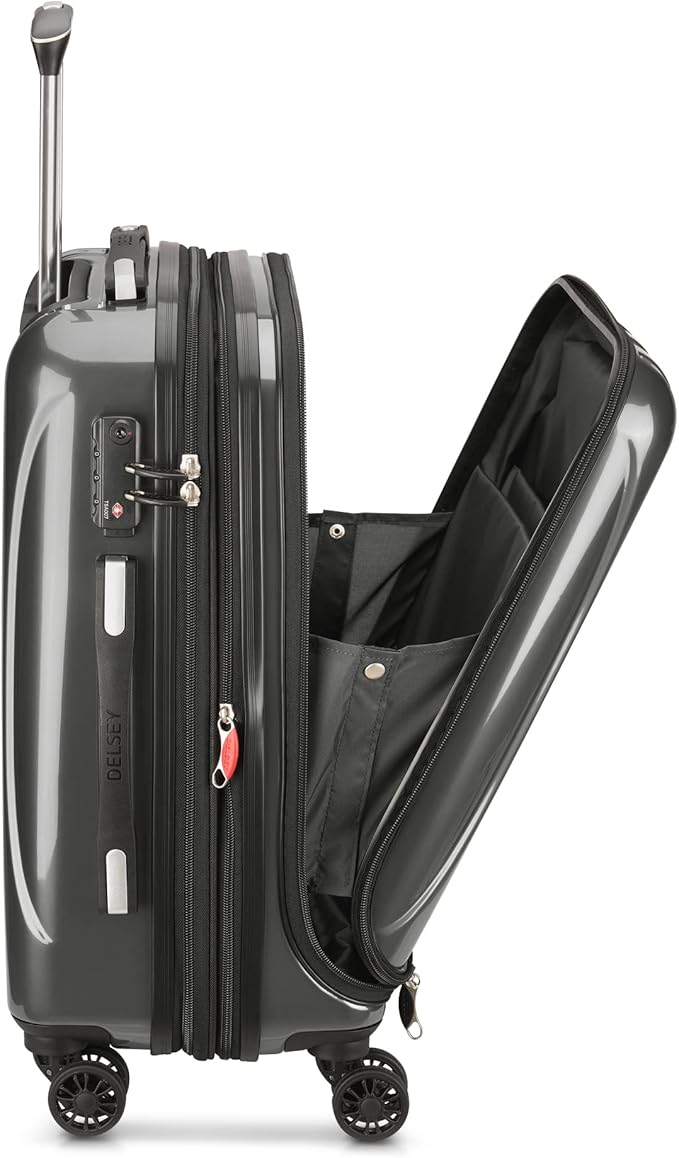 DELSEY PARIS Helium Aero Hardside Expandable Luggage with Spinner Wheels, Brushed Charcoal, 2-Piece Set (19/28)