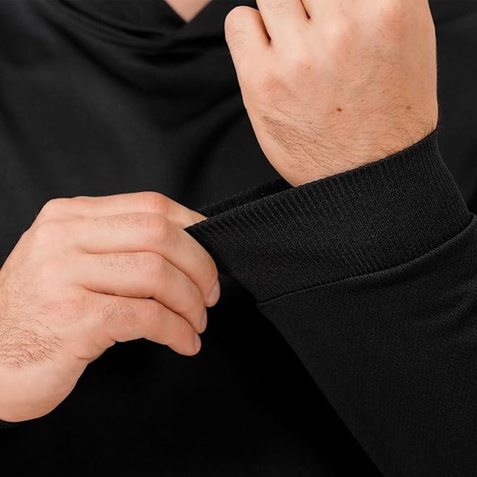 ProtectX High Visibility Sun Protection Lightweight Long Sleeve Hoodie, UPF 50+ Quick-Dry, SPF UV Shirt, Active Wear