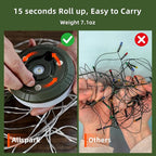 Allspark Camping String Lights, 4 in 1 Quick Storage 32.8FT Rechargeable Waterproof LED Hanging Light with 8 Lighting Modes, Hanging Portable LED Lamp for Outdoor Patio Awning Garden Party Essential