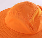 Home Prefer UPF 50+ Mens Wide Brim Fishing Hat with Neck Flap Sun Hat for Men Women Sun Protection Cap