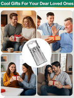 17-in-1 Mini Multitool Screwdriver Set, Precision Stainless Steel EDC Pocket Toolkit with Compact Precision Bit Set & Bottle Opener for Outdoor, Hiking, Camping and Survival