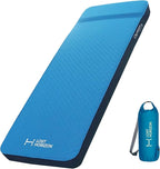 LOSTHORIZON Air & Foam Camping Mattress, Self-Inflating Sleeping Pad, 3" Thick, with Pump Sack, Single