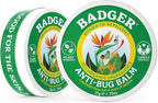Badger Bug Repellent Tin, Organic Deet-Free Mosquito Repellent with Citronella, Family Friendly Pleasant Smelling Insect Repellent, Easy to Use Travel Size, .75 oz Tin, 2-Pack