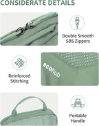 ECOHUB 4 Set /6 Set Packing Cubes for Travel Durable Suitcase Organizer Bags Set with Personalized Tag Various Sizes Travel Essentials Traveling Accessories for Luggage Machine Washable
