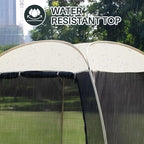 Alvantor Pop Up Screen Tent House Room Instant Outdoor Camping Canopy Sun Shelter Gazebo for Patio, Backyard & Deck, Privacy Tent(2-10 People, 8'x8' 10'x10' 12'x12')