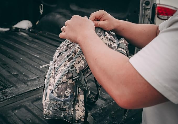 Blue Coolers Blue Seventy-Two - Pro Series - Camo Deluxe | 72 Hour Emergency Backpack Survival Kit for 1 Person | Survival Kit for Wildfires, Earthquakes, Tornado, Hurricane, and Other Emergencies