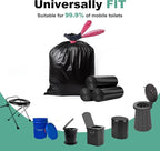 Super Absorbent Polymer 30 Packs,Portable & Fast-Absorbing Camp Toilet Chemicals Gel with 5 Gallon Bucket Toilet Luggable Drawstring Bag, Emergency Toilet Bag&Potty Gel