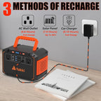 Takki 300W Portable Solar Generator 240Wh Portable Power Station with 40W Foldable Solar Panel, Power Bank with 110V AC Outlet USB DC for Emergency Outdoor Camping Home Use Blackout