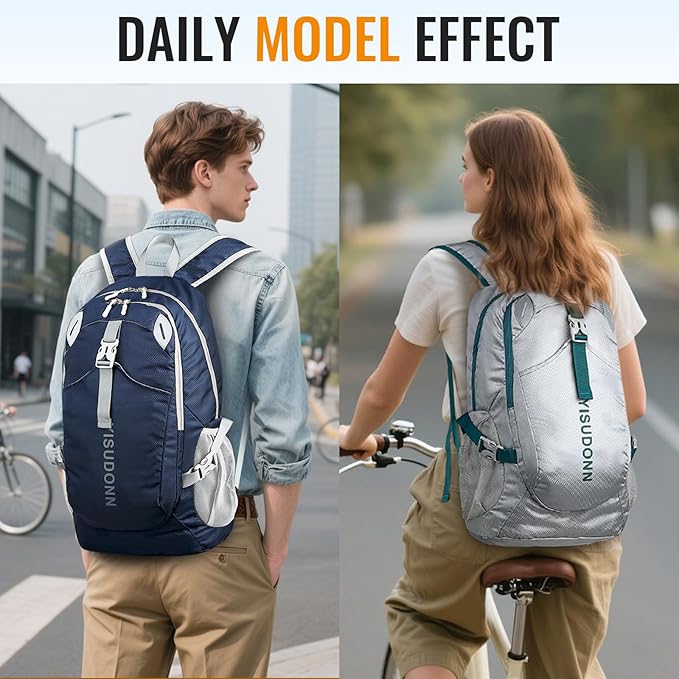 Hiking Backpack, 30L Lightweight Camping Water Resistant Large Hiking Bag Outdoor Travel Daypack for Men Wome