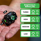 KODIAK LitezAll Rechargeable Micro Head Lamp - Compact Headlamp Rechargeable for Outdoor Activities - Lightweight Rechargeable Headlamp with Adjustable Strap - Ideal for Camping, Hiking, and Running