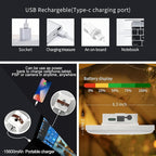 Tent Light Rechargeable Hanging Flashlight Ultra Bright Led Camping Lantern with Waterproof Portable Tent Lamp for Camping Emergency Usage(Infinite Dimming)