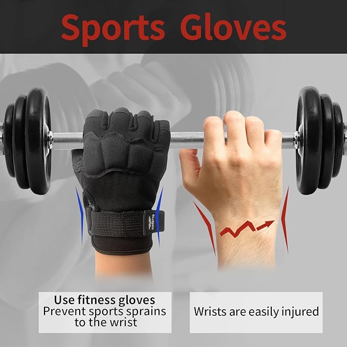 FIORETTO Fingerless Gloves, Half Finger Gloves for Driving, Cycling, Shooting, Hunting, Motorcycle, Climbing, Outdoor Work 215801