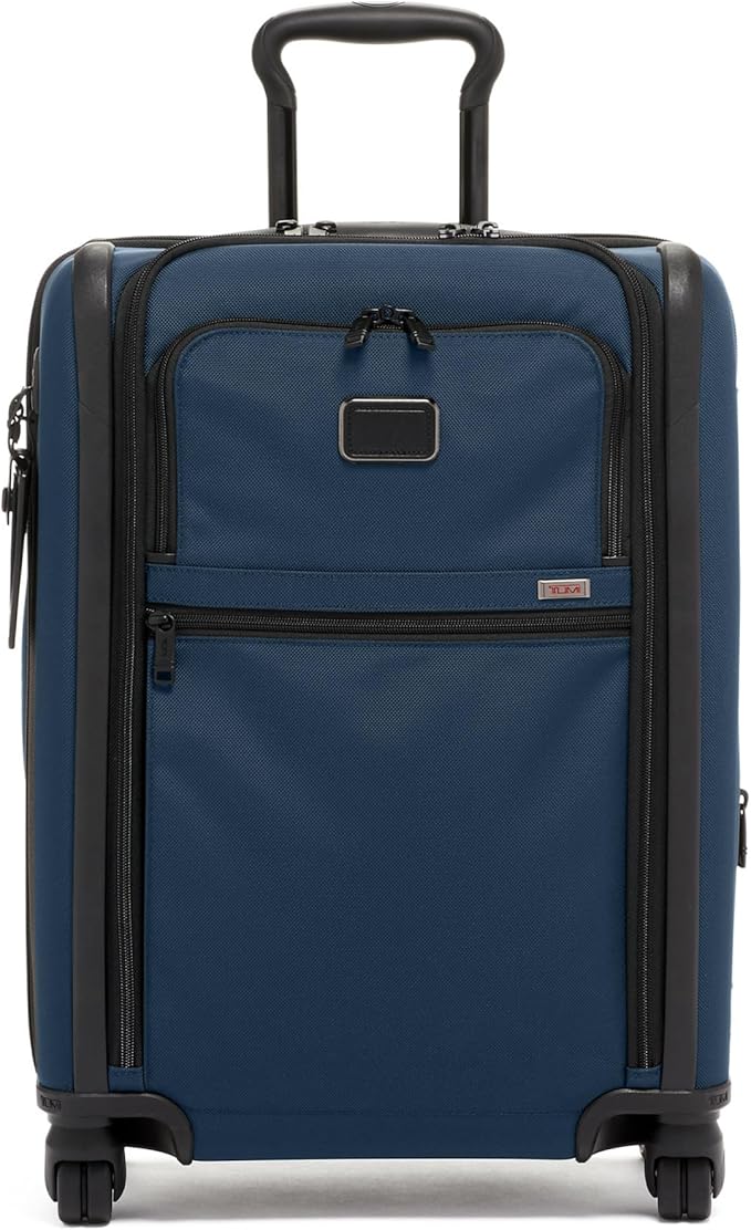 TUMI Alpha Continental Dual Access 4-Wheeled Carry-on Luggage - Rolling, Lightweight Suitcase - Secure Suitcase with Lock