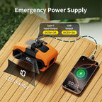 Socool 20000mAh Portable Waist Fan Clip on Wearable Belt Personal Fans Rechargeable Battery Operated, 40H Cooling Fan with 10 Speeds & Dual Motors, Neck Fans Hanging Hands-Free for Outdoor Travel