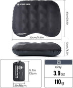 OneTigris Airdream Camping Pillow Ultralight Inflatable Compact for Travel Backpacking Hiking