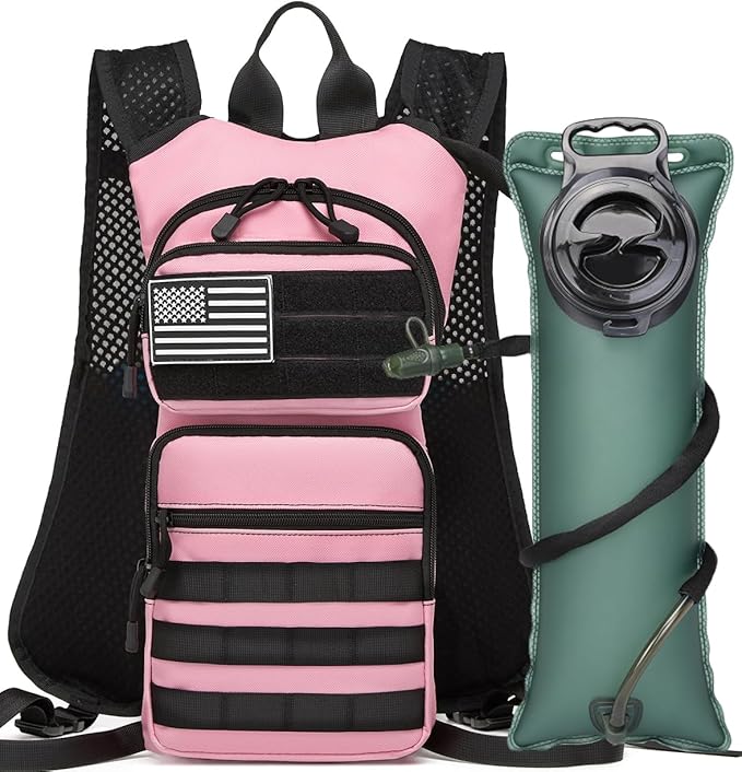 ATBP Insulated Hydration Pack Hiking Water Backpack Running Vest with 3L TPU Bladder Bag for Marathon Cycling Men