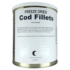 Military Surplus Freeze Dried Cod Fillets 9 Oz Long Shelf Life Emergency Food Survival, Camping Food & Prepper Supplies No Preservatives #10 Size Cans 25+ Year Shelf Life Canned Meat Pack of 1