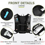 Azarxis Running Water Bottles Flask BPA Free Leakproof Hydration Vest Packs Waist Belt Replacement for Triathlon Marathon Hiking Cycling Climbing Runner