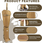 Snake Guard Chaps Waterproof Snake Chaps for Hunting Snake Bite Protection Gear Adjustable Size Snake Proof Gaiters Fit for Men & Women Anti-Snake Gaiters for Legs Cover From Ankle to Thigh